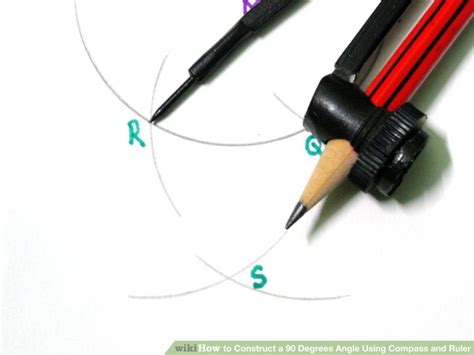 How To Construct A 90 Degrees Angle Using Compass And Ruler