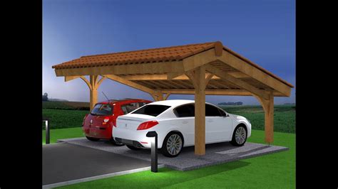 Une large gamme d'options de abri d auto en bois s'offre à vous comme des nature, des trait&amp;eacute;s &amp;agrave; Abri de voiture en kit : Infos et ressources