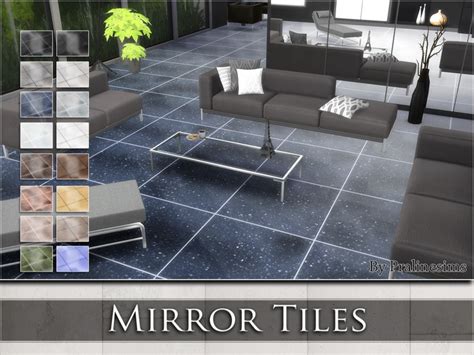 Sims 4 Ccs The Best Mirror Floors By Pralinesims