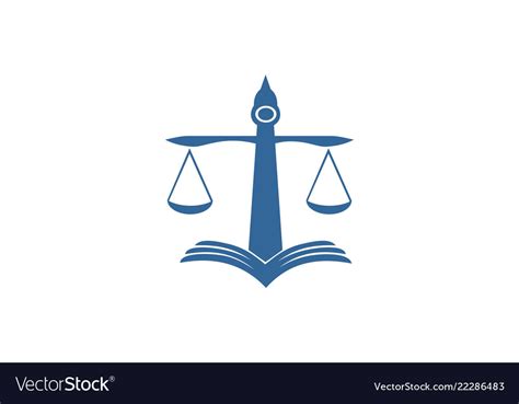 Law Lawyer Court Logo Royalty Free Vector Image