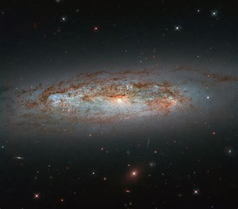Image Hubble Views Galaxys Dazzling Display