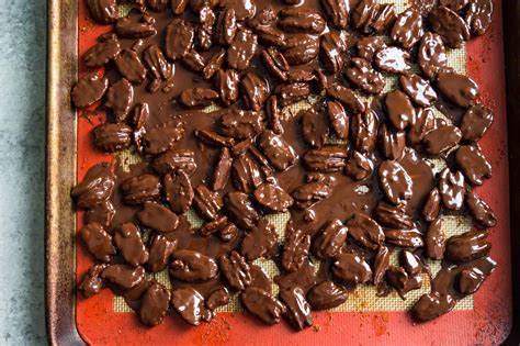 Easy Homemade Chocolate Covered Pecans Recipe Pure And Simple