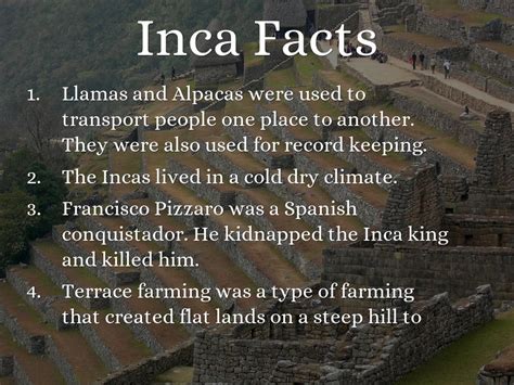 Native American Facts Maya Inca And Aztecs By