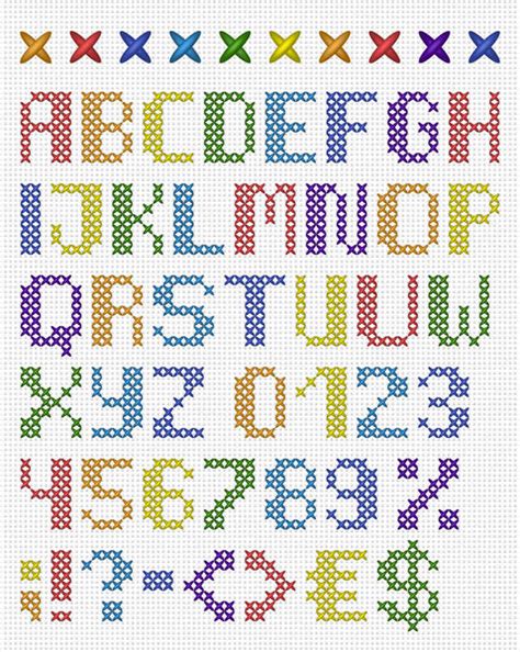 Cada babete mede, aproximadamente, 23 cm por 19 cm e são todos plastificados por de trás, para que o bebé não se suje/molhe. letras-e-numeros-para-bordar : Revista Artesanato