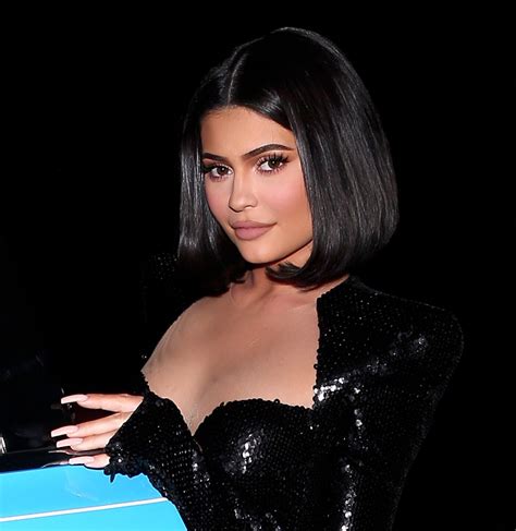 Kylie Jenner Sexy Legs And Big Boobs At Sean Combs 50th Birthday Bash