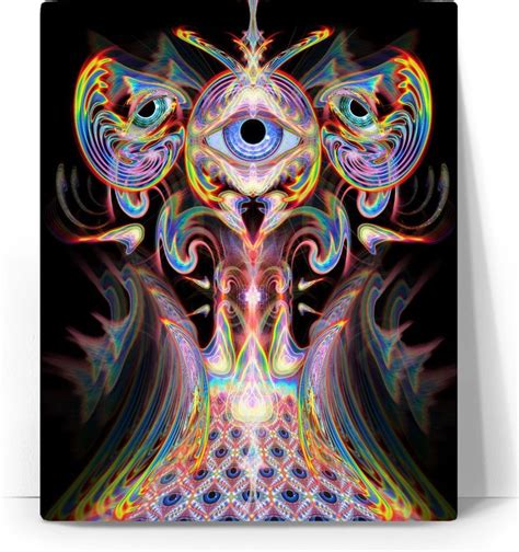 Unfolding Vision Canvas Visionary Art Art Psychedelic Art