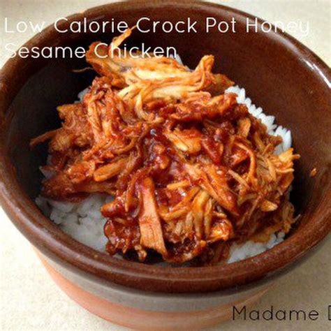 With boneless, skinless chicken breasts, it's easy to make a flavorful chicken dinner in a flash! Low Calorie Crock Pot Honey Sesame Chicken Recipe Main ...