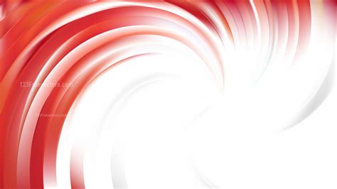 Abstract Red And White Swirl Background Vector Art