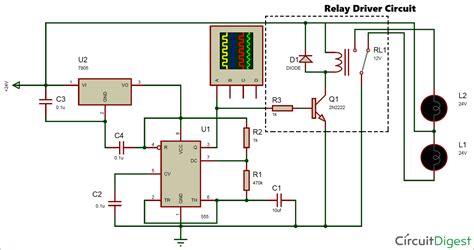 Car Flasher Relay Circuit Diagram Wiring Scan