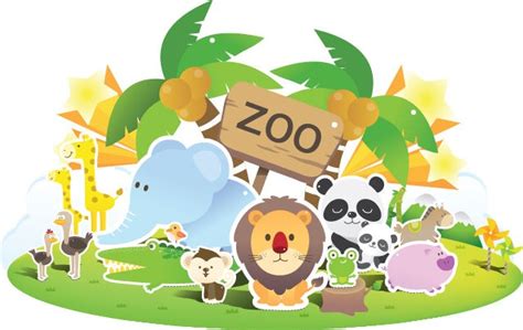 Zoo Cute Vector Free Vector Graphics All Free Web Resources For