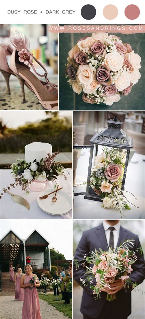 Top 9 Dusty Rose Wedding Color Palettes For 2023