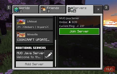 How To Join A Minecraft Java Server From Bedrock Using Geysermc