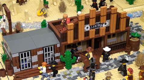 Lego Western Steampunk Display Brickfair Virginia 2015 Youtube