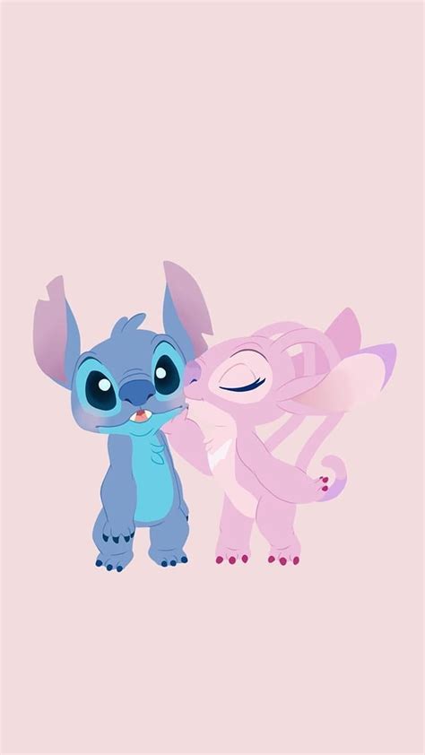 Latest Cute Stitch Pink Stitch Couple Hd Phone Wallpaper Pxfuel