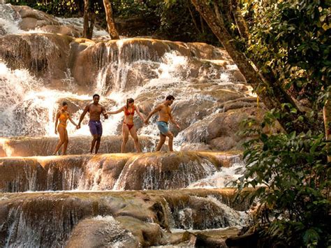 Dunns River Falls And Blue Hole Tour Lewis Taxi Transfer And Tours