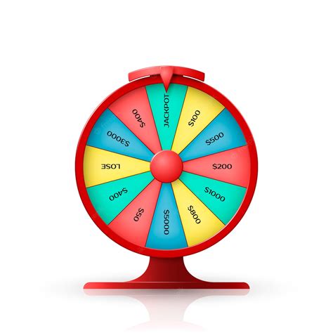 Premium Vector Wheel Of Fortune 3d Object Isolated On White Background