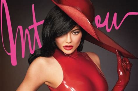 kylie jenner cosmetics queen turns vixen in latex for racy shoot with interview germany daily