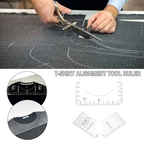 T-Shirt alignment Tool Ruler Centering Tool HTV Alignment Sewing