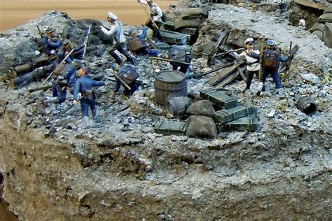 Photo Melee Fight Port Arthur September Dioramas And