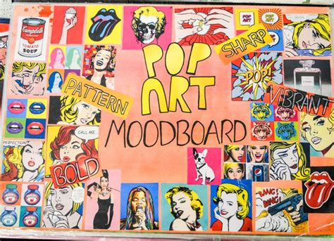 Pop Art Mood Board Pop Art Drawing Pop Art Art Theme
