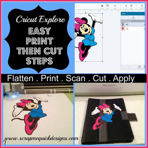 Cricut Explore: Easy Print Then Cut Steps - Scrap Me Quick Designs