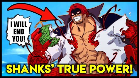 SHANKS RETURNS Oda FINALLY Reveals Shanks TRUE POWER One Piece Chapter YouTube