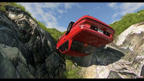 Car Crashes From The Mountain At Beamngdrivepart 1beamng Crashes