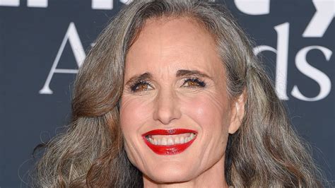 Andie Macdowell 64 Possesses A Different Kind Of Beauty In New
