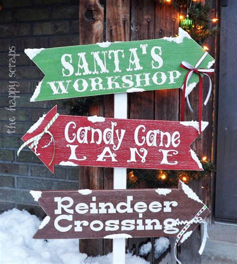 31 Diy Holiday Signs You Can Make Christmas Decorations Outdoor