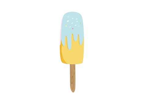 Popsicle Ice Cream Clipart Vector Ai Vector Illustration Cartoon Cute