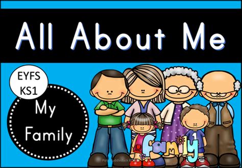 My dad is tall with brown curly hair. All about Me - My Family (Emergent Readers and Writers ...