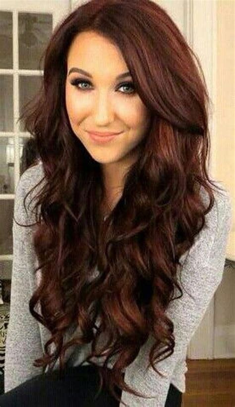 52 Unique Dark Brown Hair Color Highlights Outfits Styler Redhaircolor Hair Color Auburn