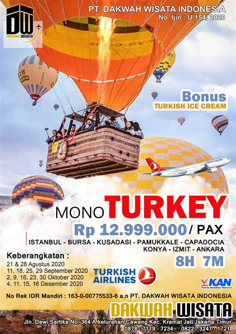 Wisata Turki Paket Tour Turki Murah  Dakwah Wisata