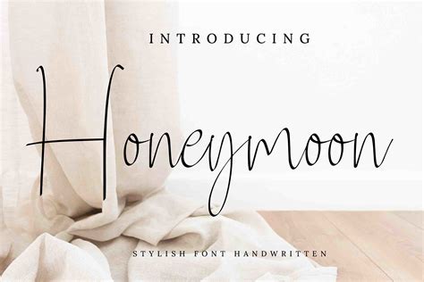 Honeymoon Font By Letterday Studio · Creative Fabrica