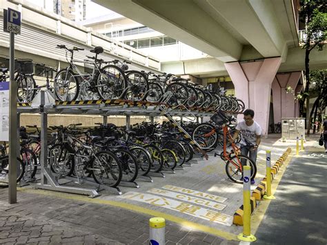 G/f, no.9, po yick street, tai po, new territories. Street Furniture Double Deck Bicycle Parking System ...