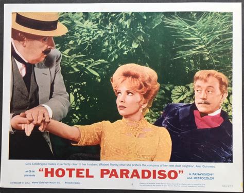 Robert Morley Alec Guinness Gina Lollobrigida Hotel Paradiso Org Lobby Card EBay