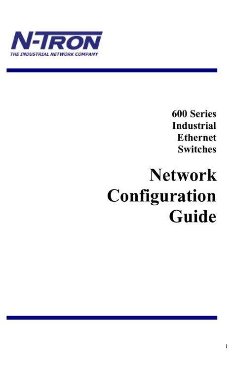 N Tron 608mfx St Network Configuration Manual Pdf Download Manualslib