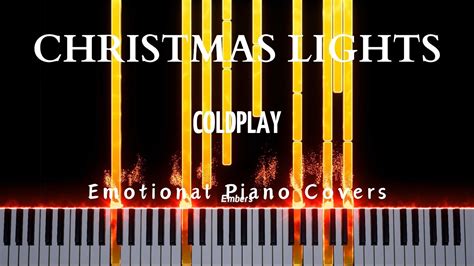 Christmas Lights Piano Cover Coldplay Youtube