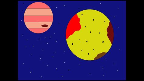 Solar System Planets Surfaces And Moons Animation Youtube
