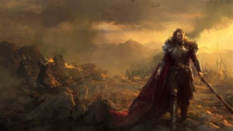 Epic Fantasy Warrior Hd Wallpapers By John Anthony Di Giovanni