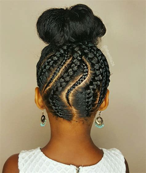 Braided Updo Natural Hairstyles For Kids Natural Hairstyles For Kids