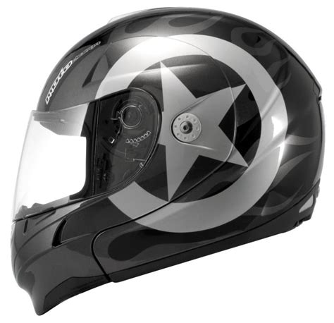 Vtg kbc snell m90 dot medium tk 100 s red motorcycle helmet very nice condition. KBC FFR Modular Full Face Helmet - Retro Black / Silver