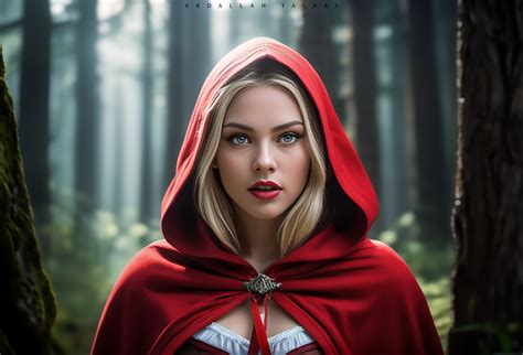 Wallpaper Red Riding Hood Women Beauty And The Beast Beauty4k