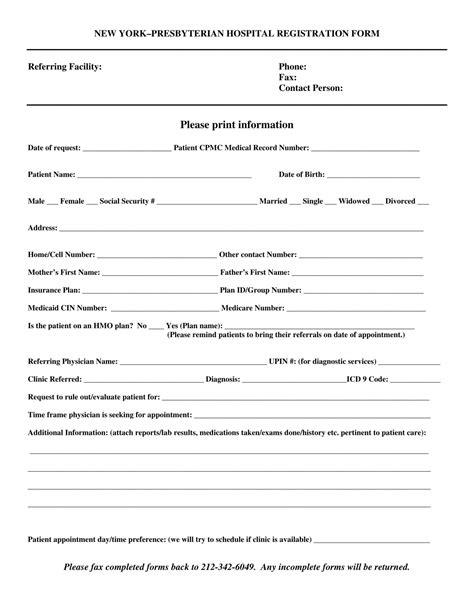 Hospital Patient Admission Form Document Fill And Sign Printable Gambaran