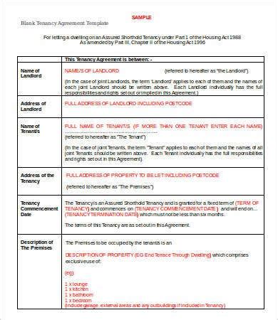 The general tenancy agreement is used when renting a house, unit, apartment, townhouse or houseboat. Tenancy Agreement Template Word Malaysia | HQ Printable ...