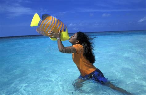 Asia Indian Ocean Maldives People Editorial Stock Image Image 61951114