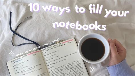 Empty Notebook 📔 10 Ways To Fill Up Pages In Your Journalsnotebooks