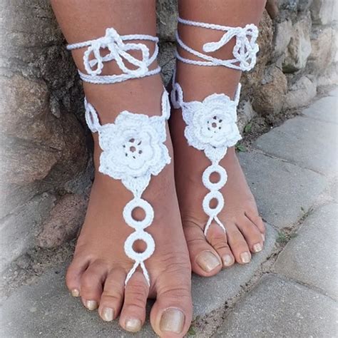 Crocheted Barefoot Sandals Crochet Barefoot Sandals Crochet Crochet