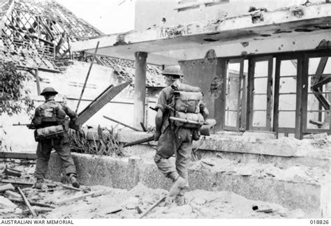 Wwii Borneo Campaign Battle Of Balikpapan July 1945 A Platoon Of