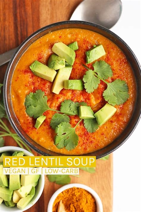 Red Lentil Curry Soup Vegan And Gluten Free My Darling Vegan